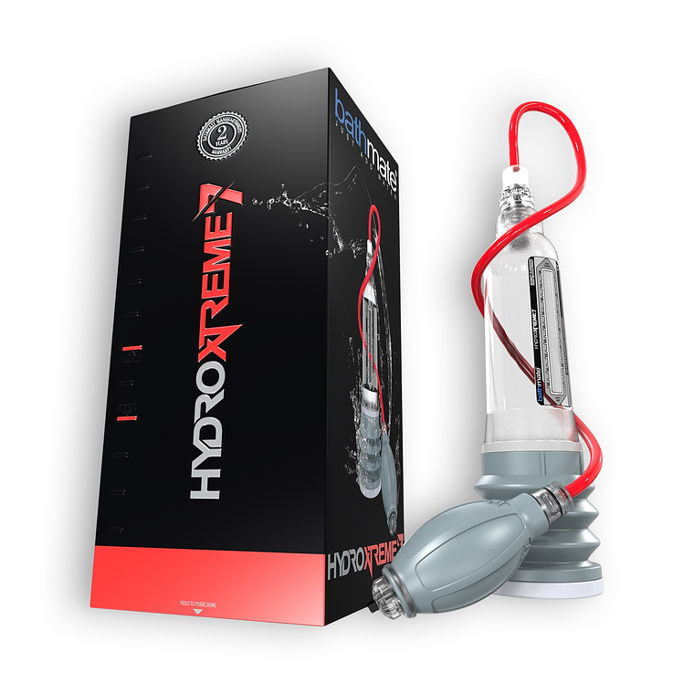 BOMBA COM ACESSÓRIOS BATHMATE HYDROXTREME 7 TRANSPARENTE 4