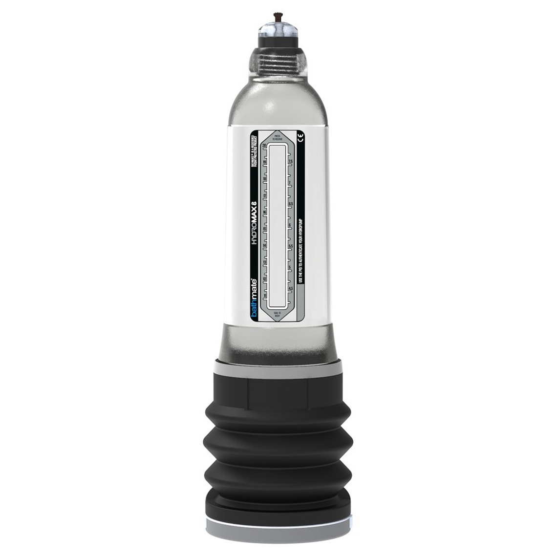 BOMBA PARA PÉNIS HYDROMAX 8 - BATHMATE TRANSPARENTE 1