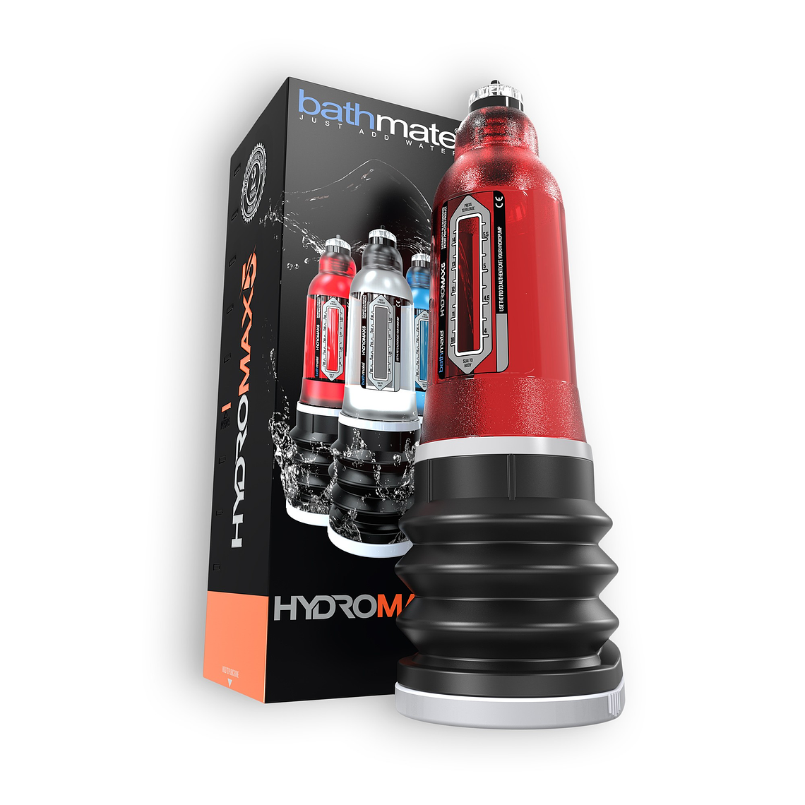 BOMBA PARA O PÉNIS BATHMATE HYDROMAX 5 VERMELHA 5