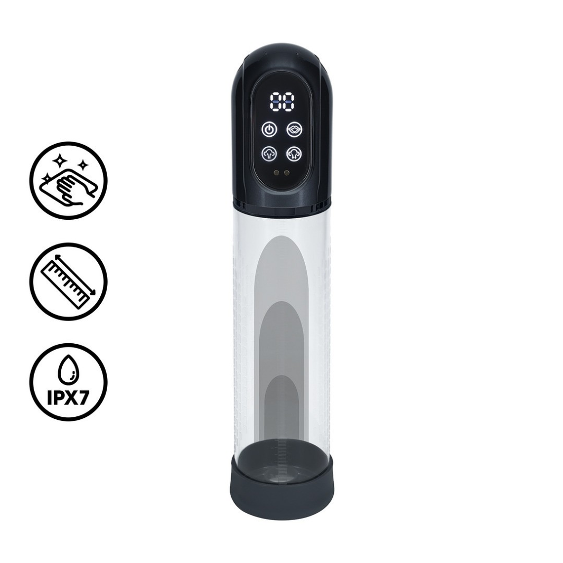 BOMBA PARA O PÉNIS AUTOMÁTICA E MASTURBADOR ENGAGE GUN METAL PUMPED 1