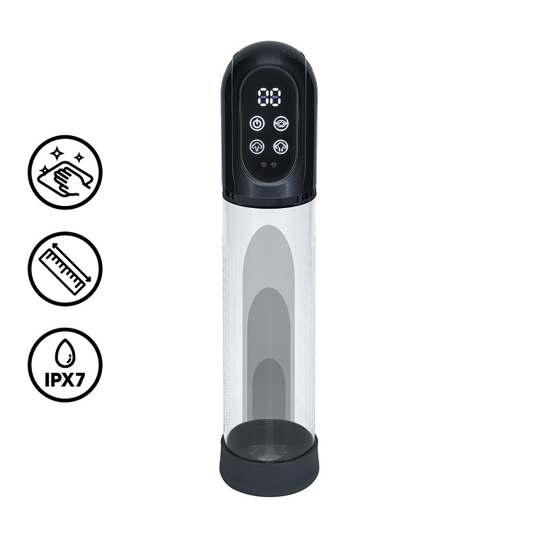 BOMBA PARA O PÉNIS AUTOMÁTICA E MASTURBADOR ENGAGE GUN METAL PUMPED 1