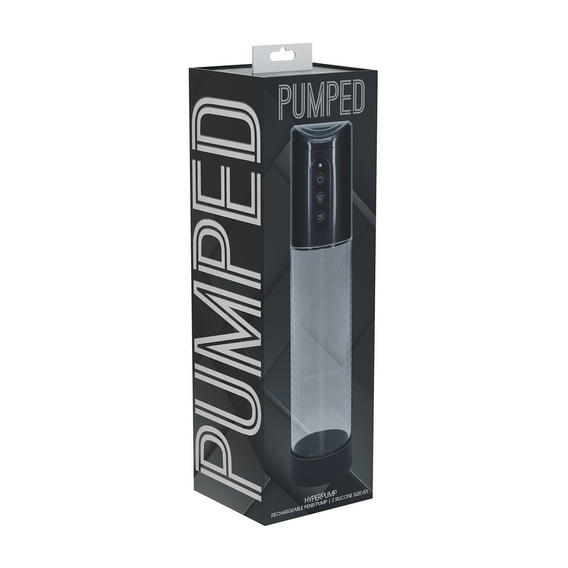BOMBA RECARREGÁVEL PARA O PÉNIS HYPERPUMP GUN METAL PUMPED  2