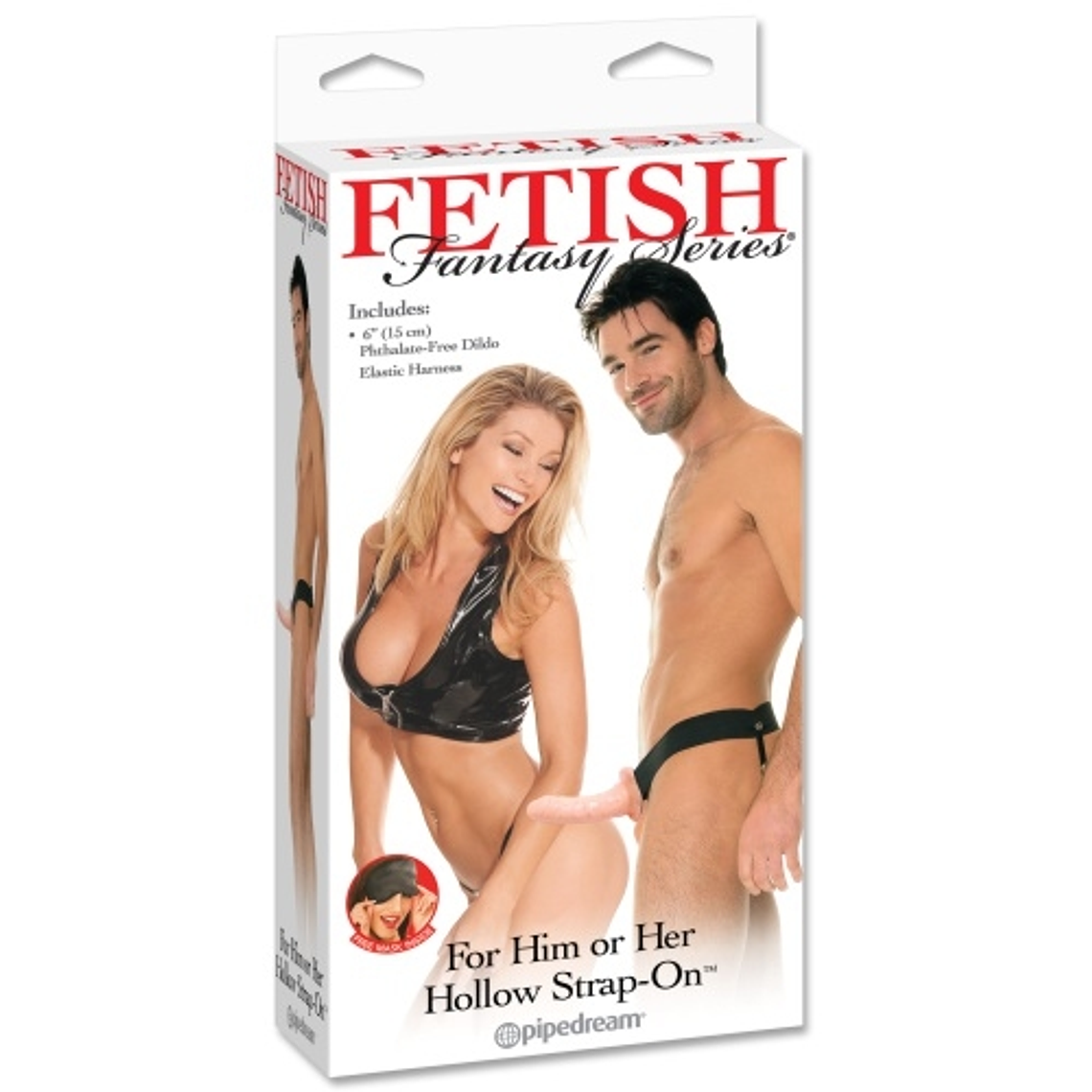 STRAP-ON OCO PARA INICIANTES FETISH FANTASY SERIES BRANCO 2