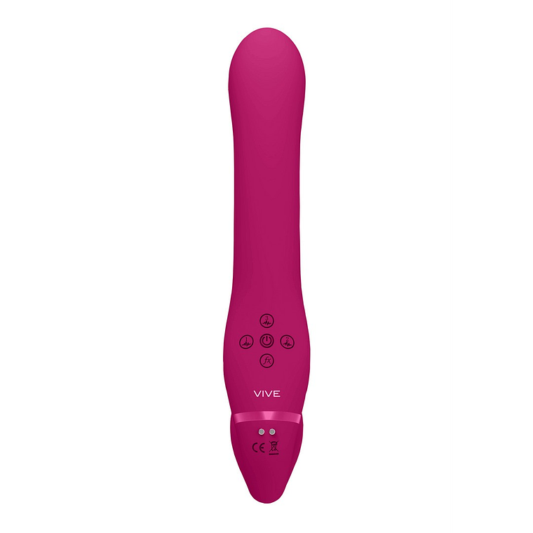 STRAP-ON SEM ARNÊS AI DUAL VIBRATING AIR WAVE TICKLER VIVE 3