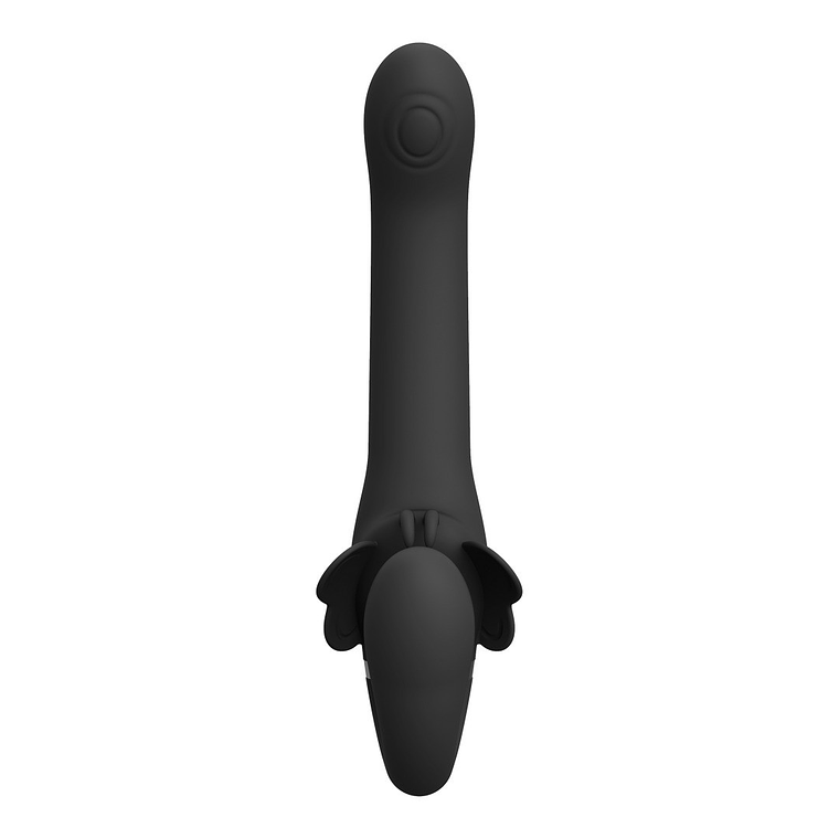 STRAP-ON SEM ARNÊS SATU PULSE-WAVE AND VIBRATING PRETO VIVE  3