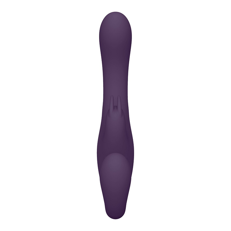 STRAP-ON SEM ARNÊS SUKI VIBRATING RABBIT ROXO VIVE 3