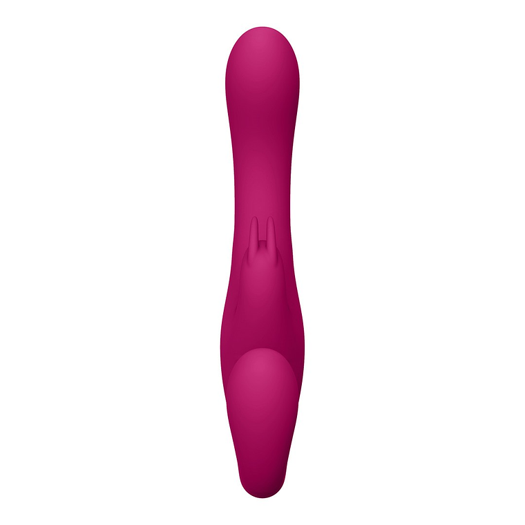 STRAP-ON SEM ARNÊS SUKI VIBRATING RABBIT ROSA VIVE 3