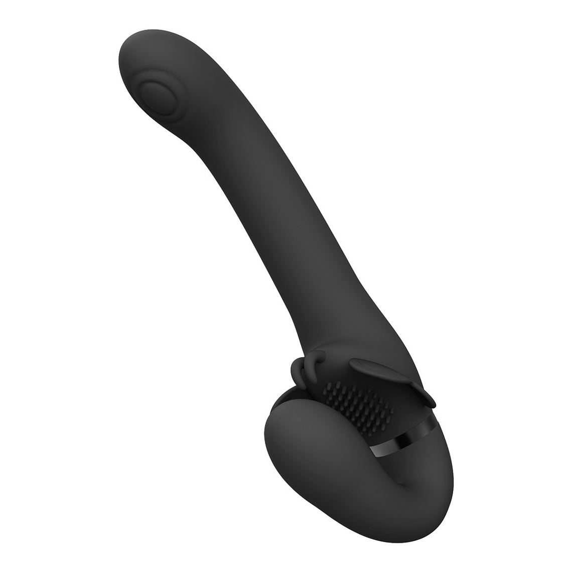 STRAP-ON SEM ARNÊS SATU PULSE-WAVE AND VIBRATING PRETO VIVE  5