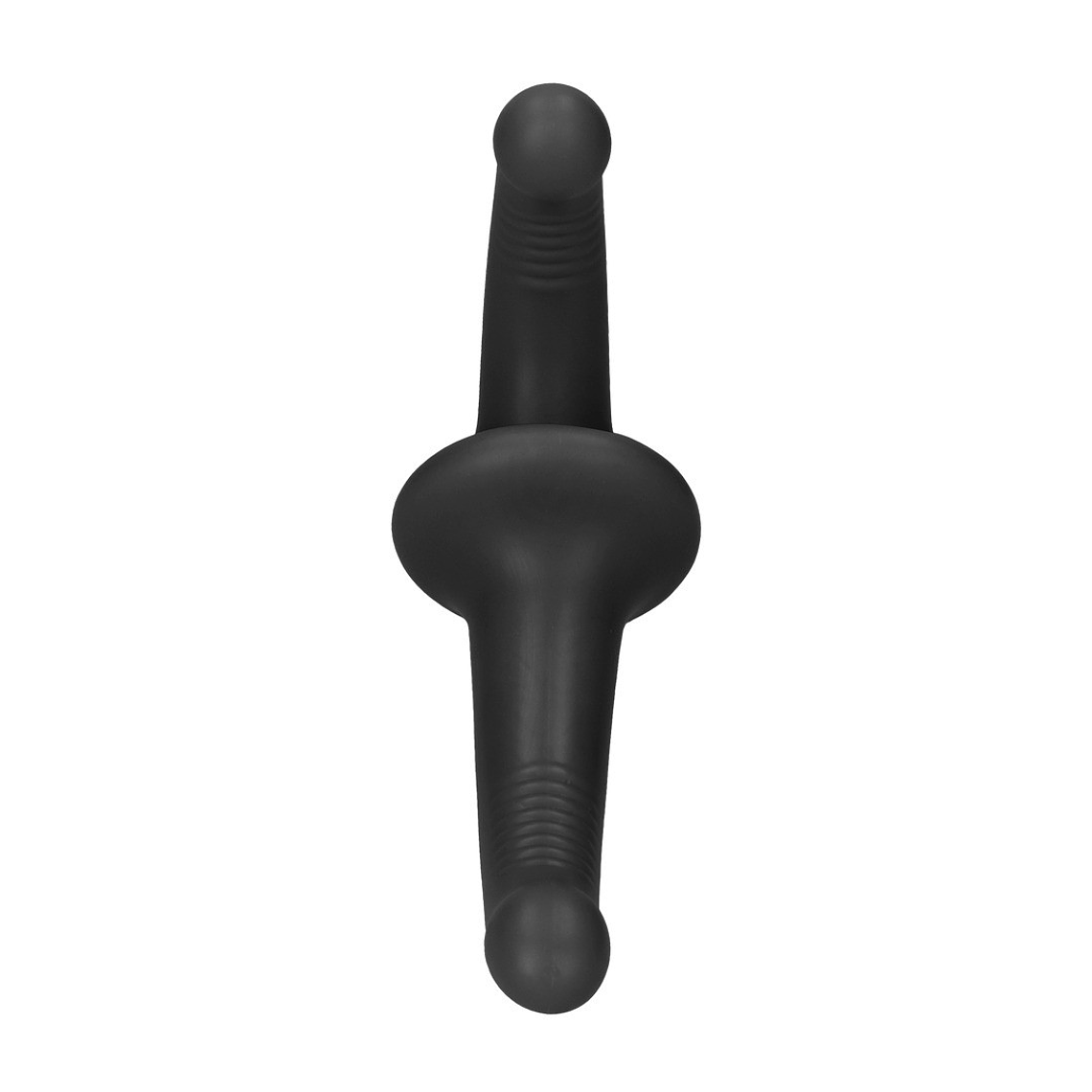 STRAP-ON SEM ARNÊS EM SILICONE PRETO OUCH! 4