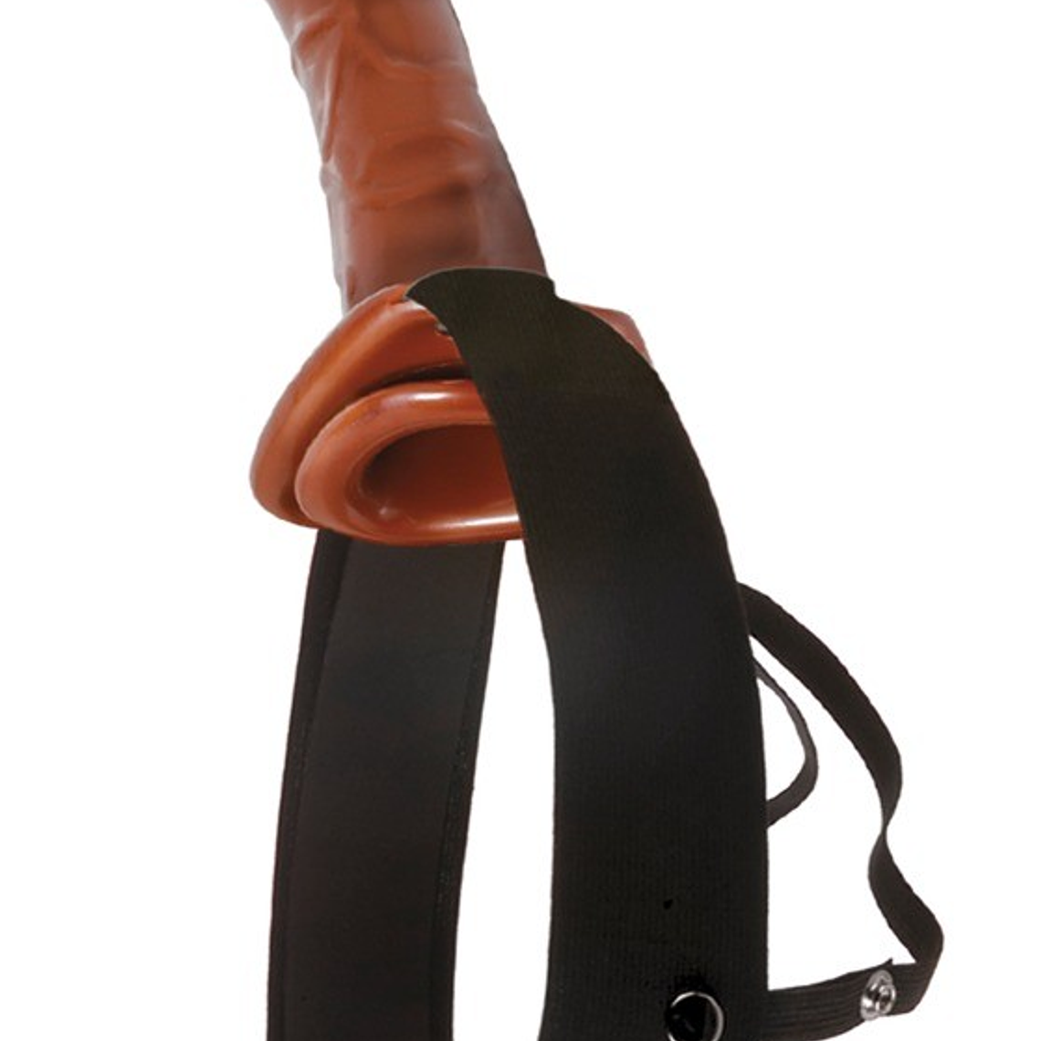 STRAP-ON OCO 10” CHOCOLATE DREAM HOLLOW STRAP-ON FETISH FANTASY SERIES 2