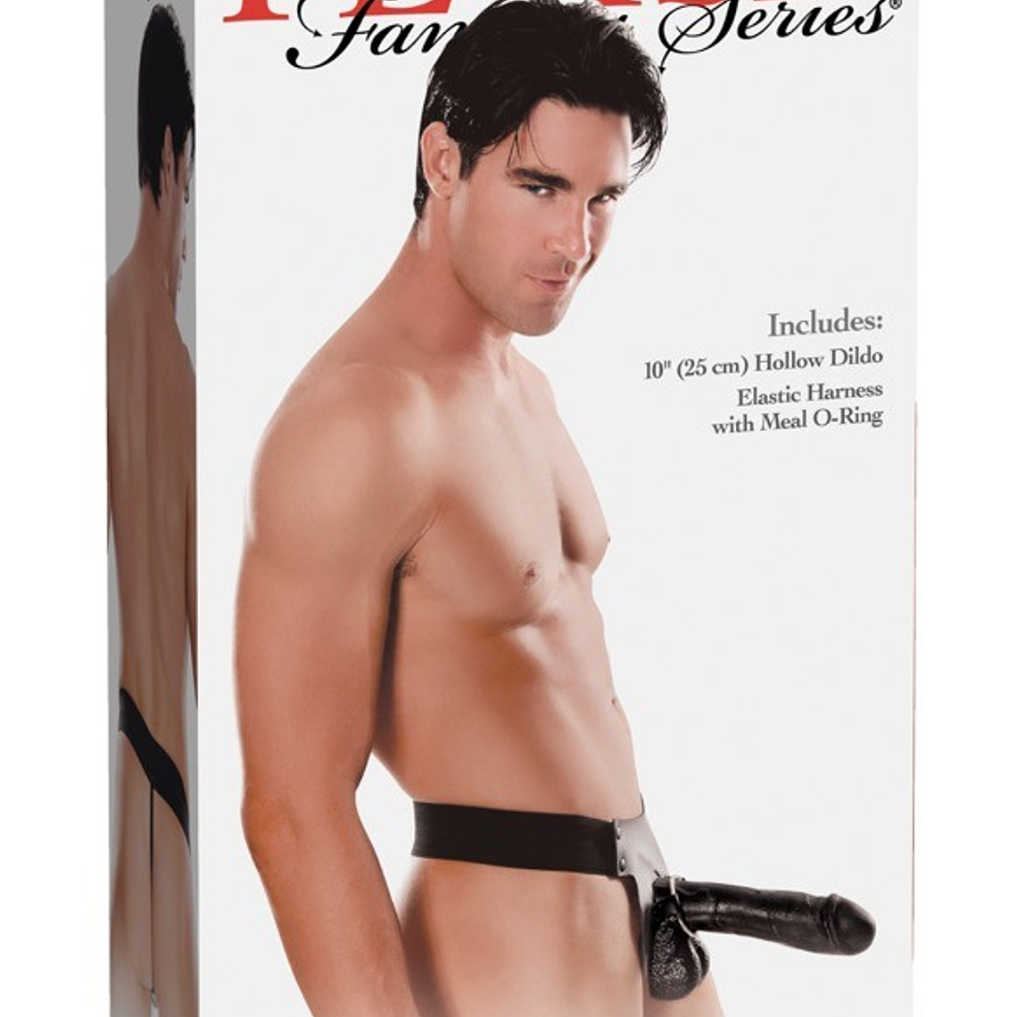STRAP-ON OCO 10'' BIG DADDY HOLLOW FETISH FANTASY SERIES PRETO 4