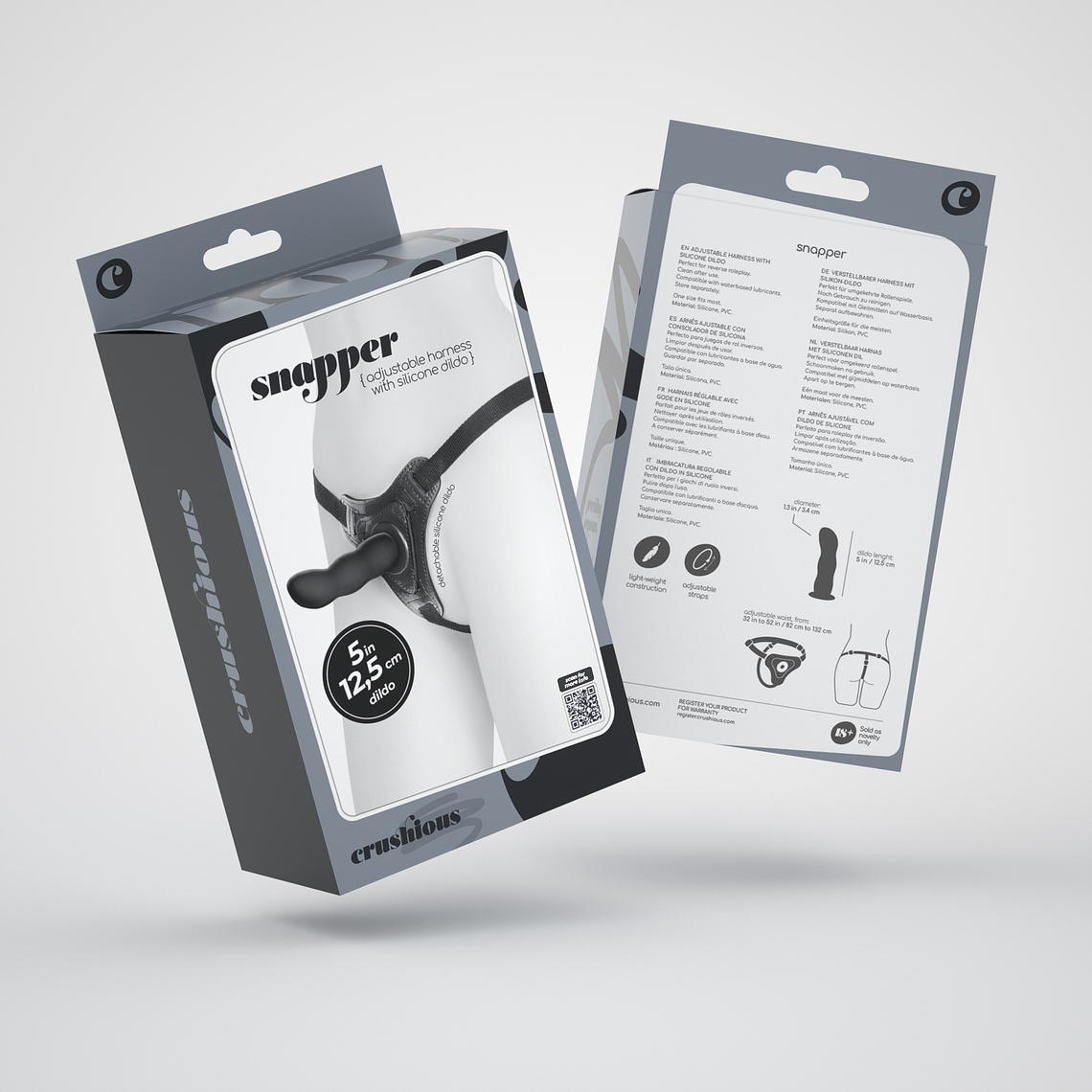 ARNÊS SNAPPER PRETO CRUSHIOUS 8