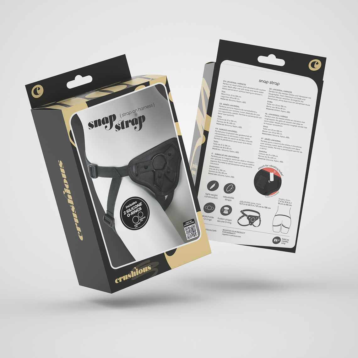 ARNÊS UNIVERSAL SNAP STRAP CRUSHIOUS 10