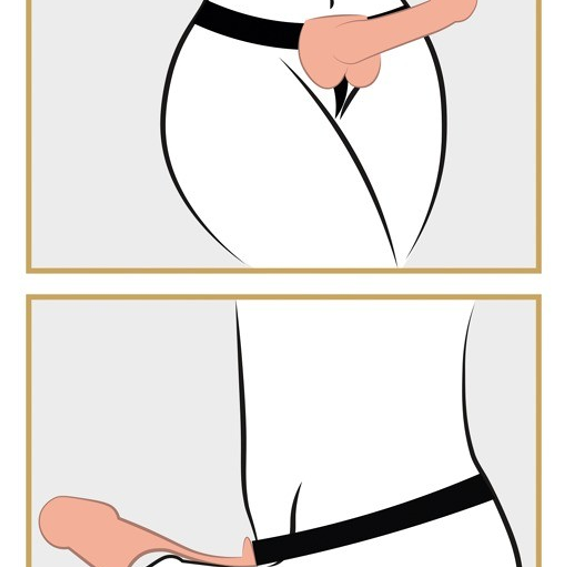 STRAP-ON OCO COM TESTÍCULOS 9' FETISH FANTASY SERIES BRANCO 6