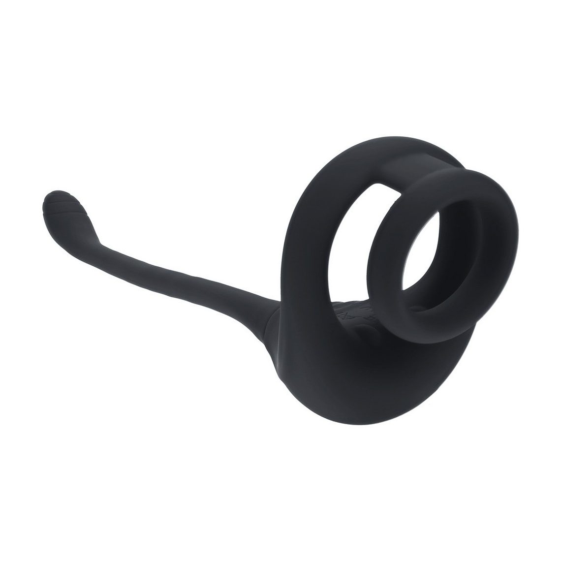 ANEL PARA O PÉNIS TRI O DE SILICONE COM COMANDO E ESTIMULADOR LEVELZ  1