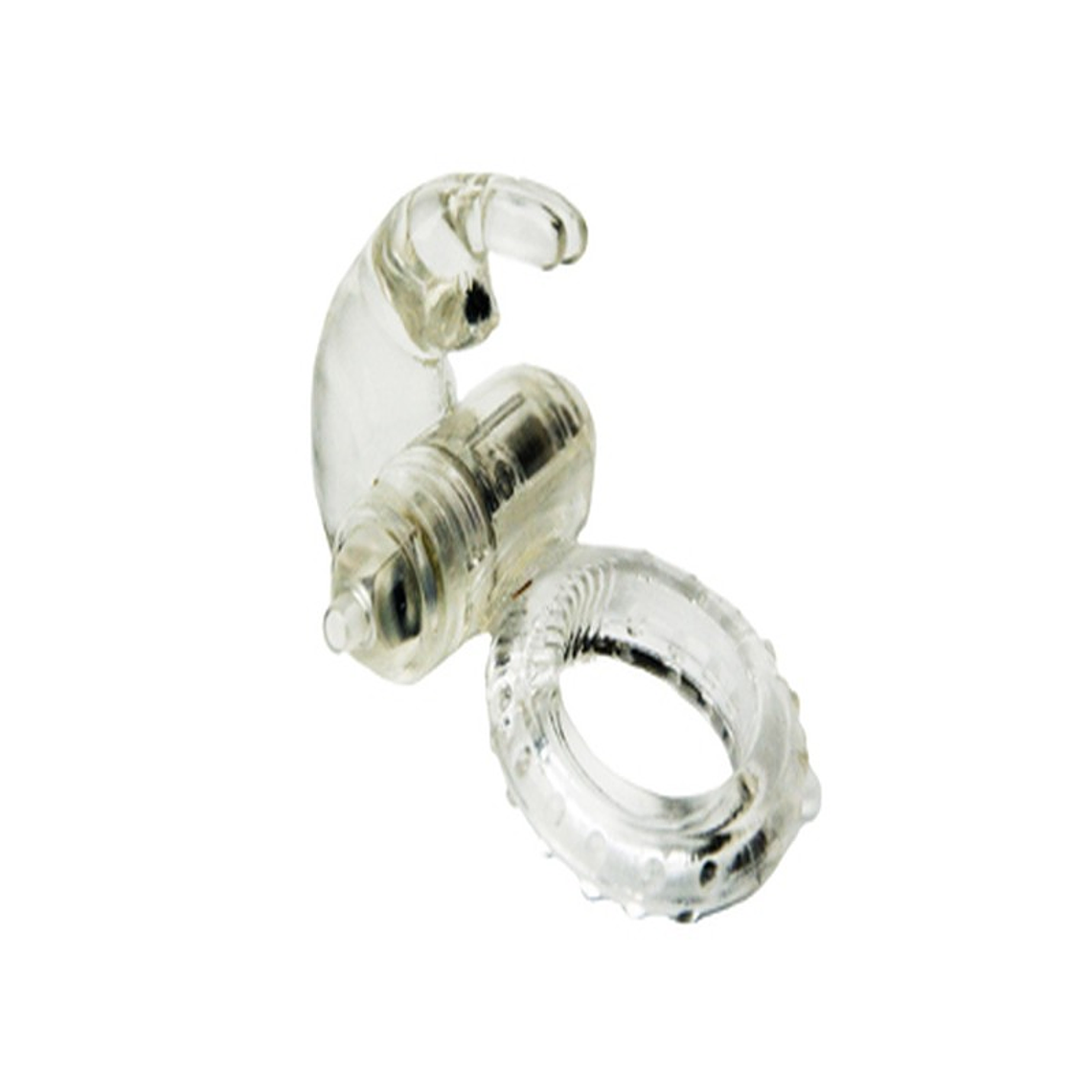 ANEL VIBRATÓRIO CONEJILLO TRANSPARENTE LIBID TOYS 2