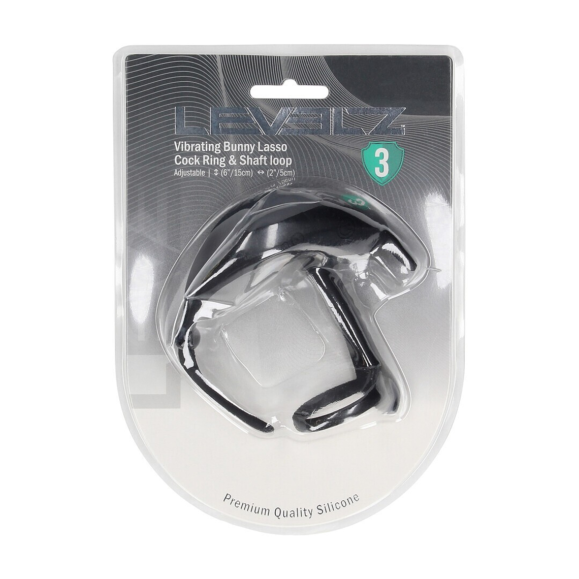 ANEL VIBRATÓRIO E AJUSTÁVEL PARA O PÉNIS EM SILICONE LEVELZ 2