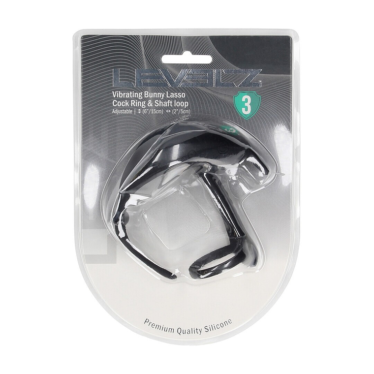 ANEL VIBRATÓRIO E AJUSTÁVEL PARA O PÉNIS EM SILICONE LEVELZ 2