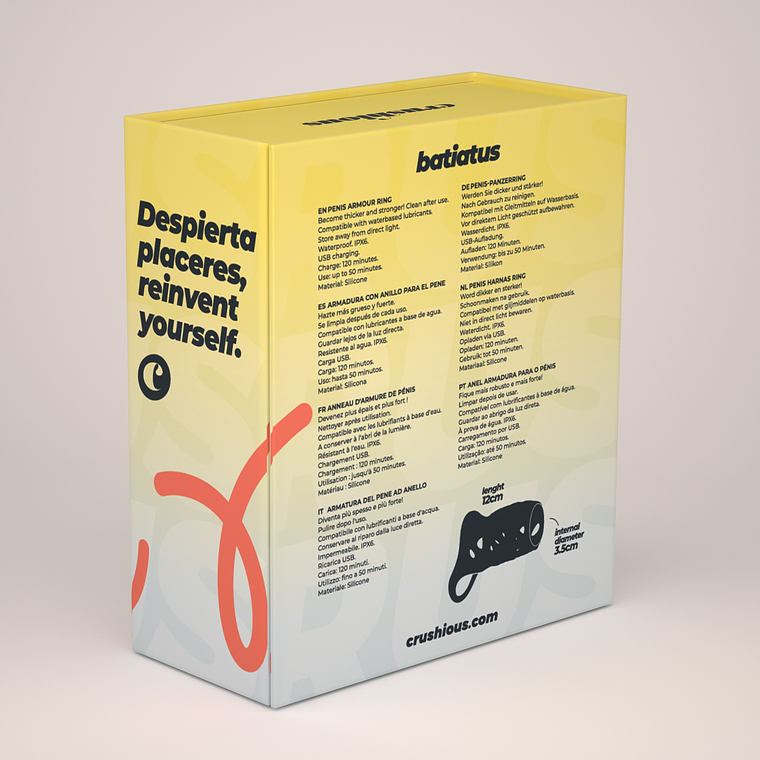 BATIATUS ANEL ARMADURA PARA O PÉNIS CRUSHIOUS 6