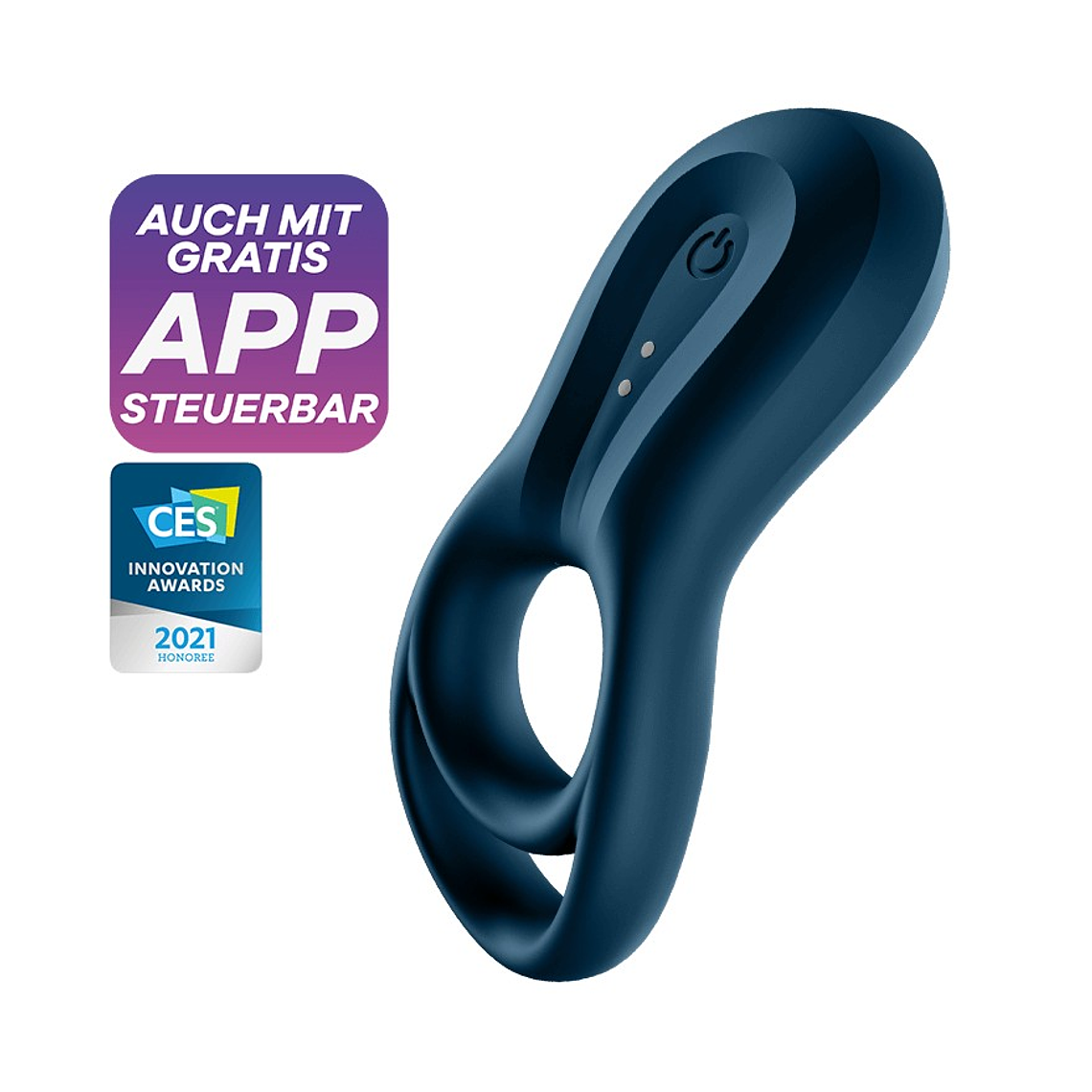 ANEL VIBRATÓRIO EPIC DUO COM APP SATISFYER 9