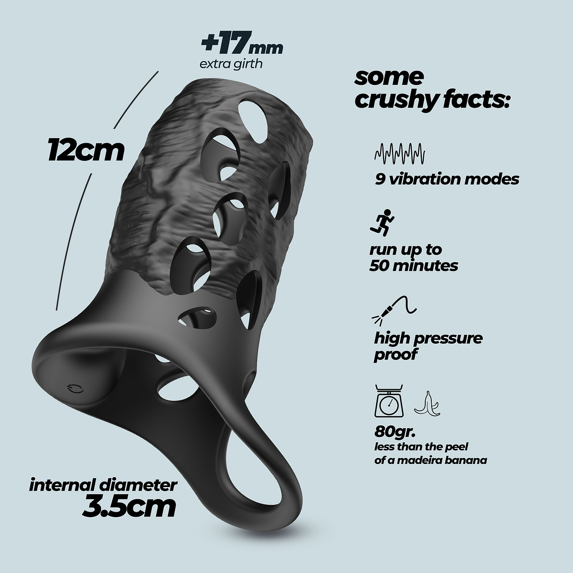 BATIATUS ANEL ARMADURA PARA O PÉNIS CRUSHIOUS 9