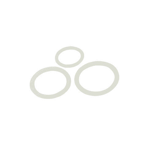 CONJUNTO DE 3 ANÉIS PARA O PÉNIS SILICONE COCK RINGS TIMELESS TRANSPARENTE