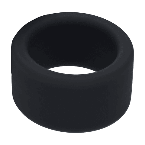 EXTENSOR DE TESTÍCULOS EM SILICONE LÍQUIDO M  34MM PRETO LEVELZ