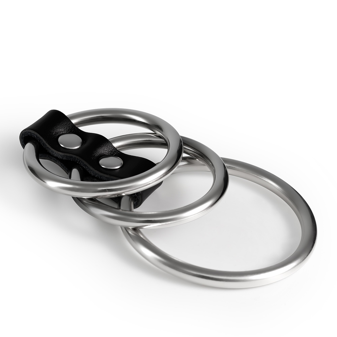 SARUMAN CONJUNTO DE 3 ANÉIS PENIANOS EM METAL CRUSHIOUS 4