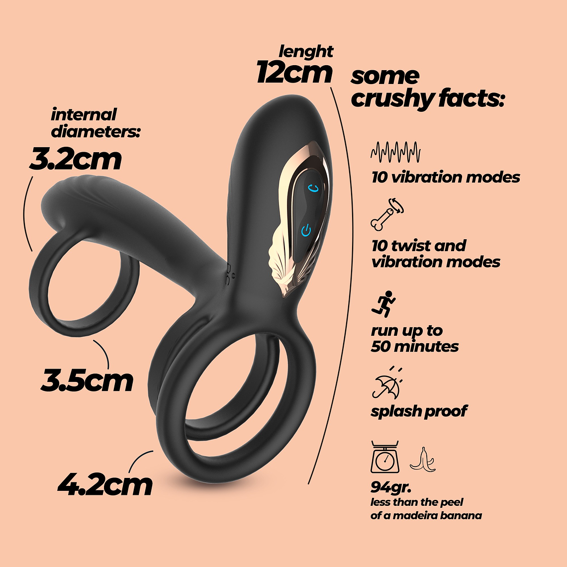 TORNADO ARMADURA PENIANA COM ROTAÇÃO CRUSHIOUS 5