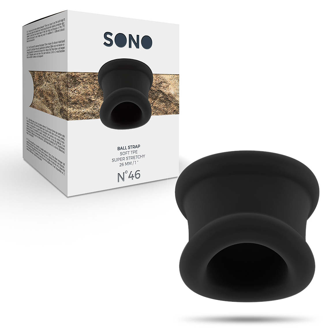 ALÇA PARA TESTÍCULOS SONO Nº46 PRETA 2