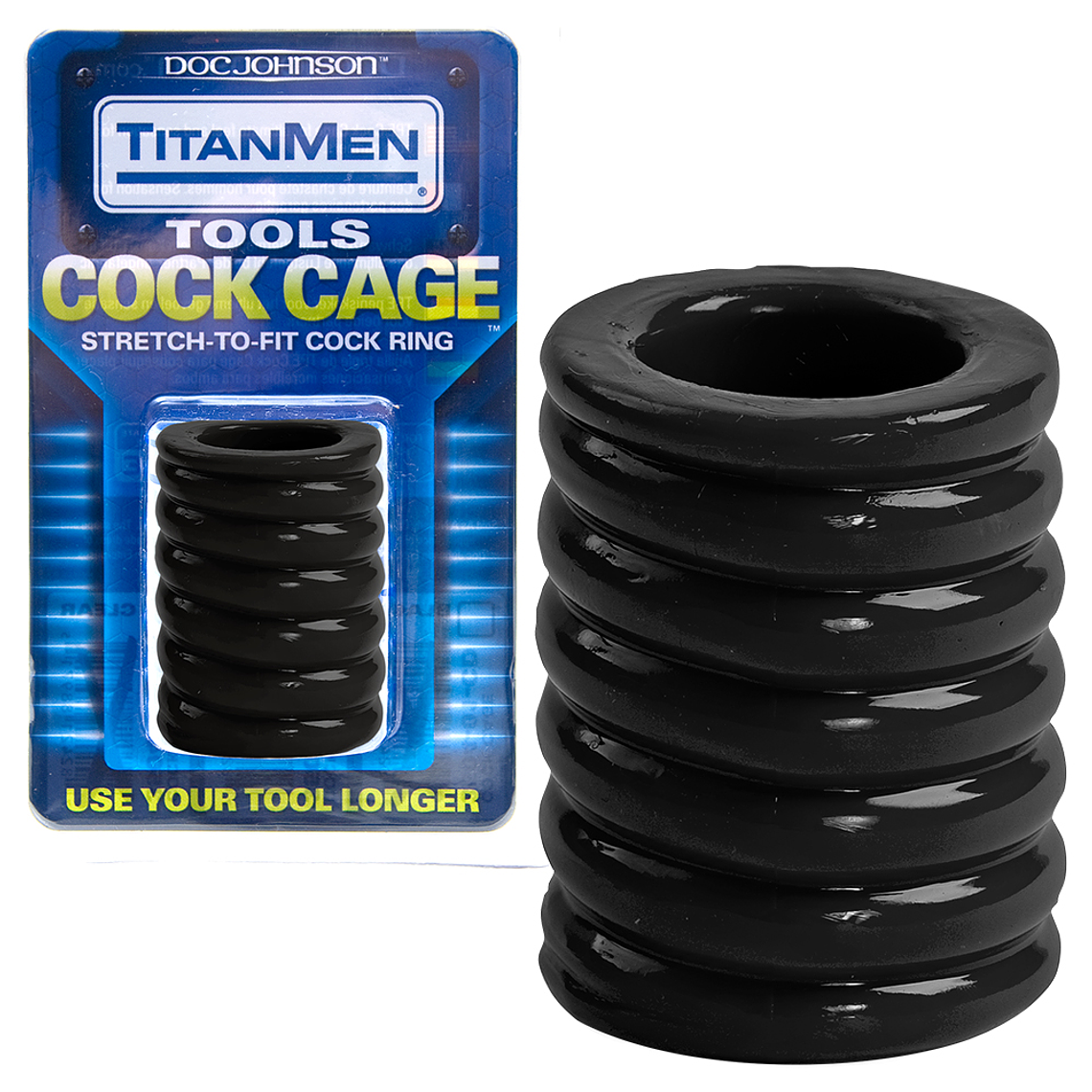 ANEL PARA O PÉNIS COCK CAGE TITANMEN 2