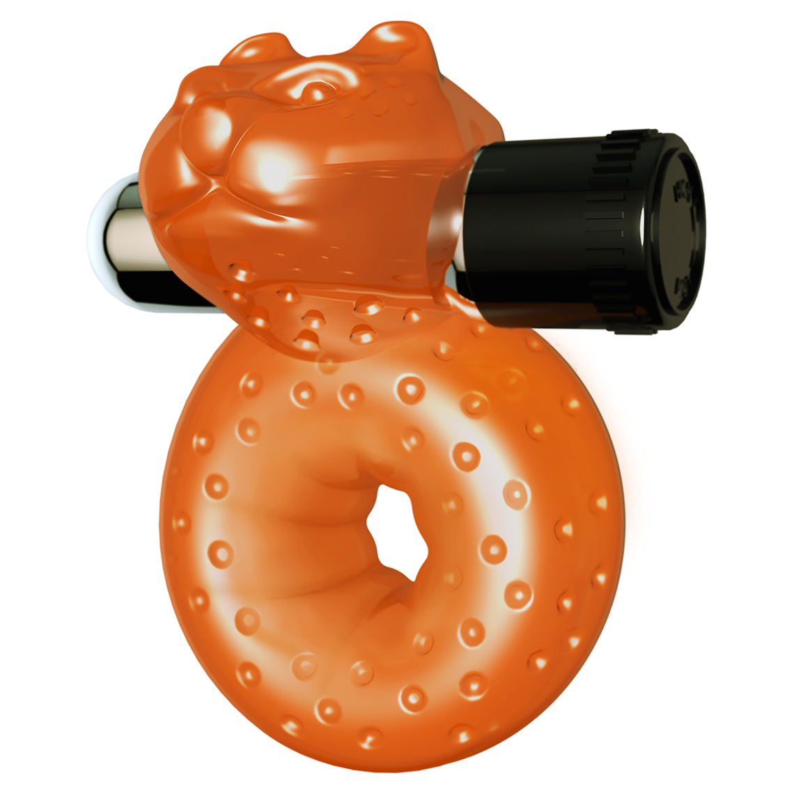 ANEL PARA O PÉNIS COM VIBRAÇÃO SEX PLEASE! MOROZKO LARANJA 1