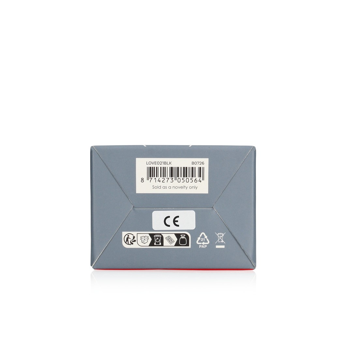 ANEL PARA O PÉNIS COM VIBRAÇÃO POINTED LICORICE BLACK LOVELINE  4