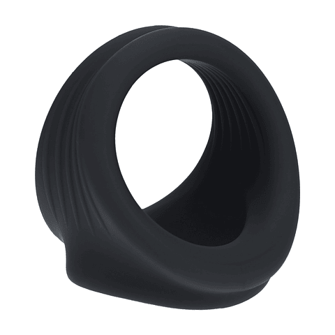 ANEL PARA O PÉNIS E TESTÍCULOS PRETO LEVELZ 