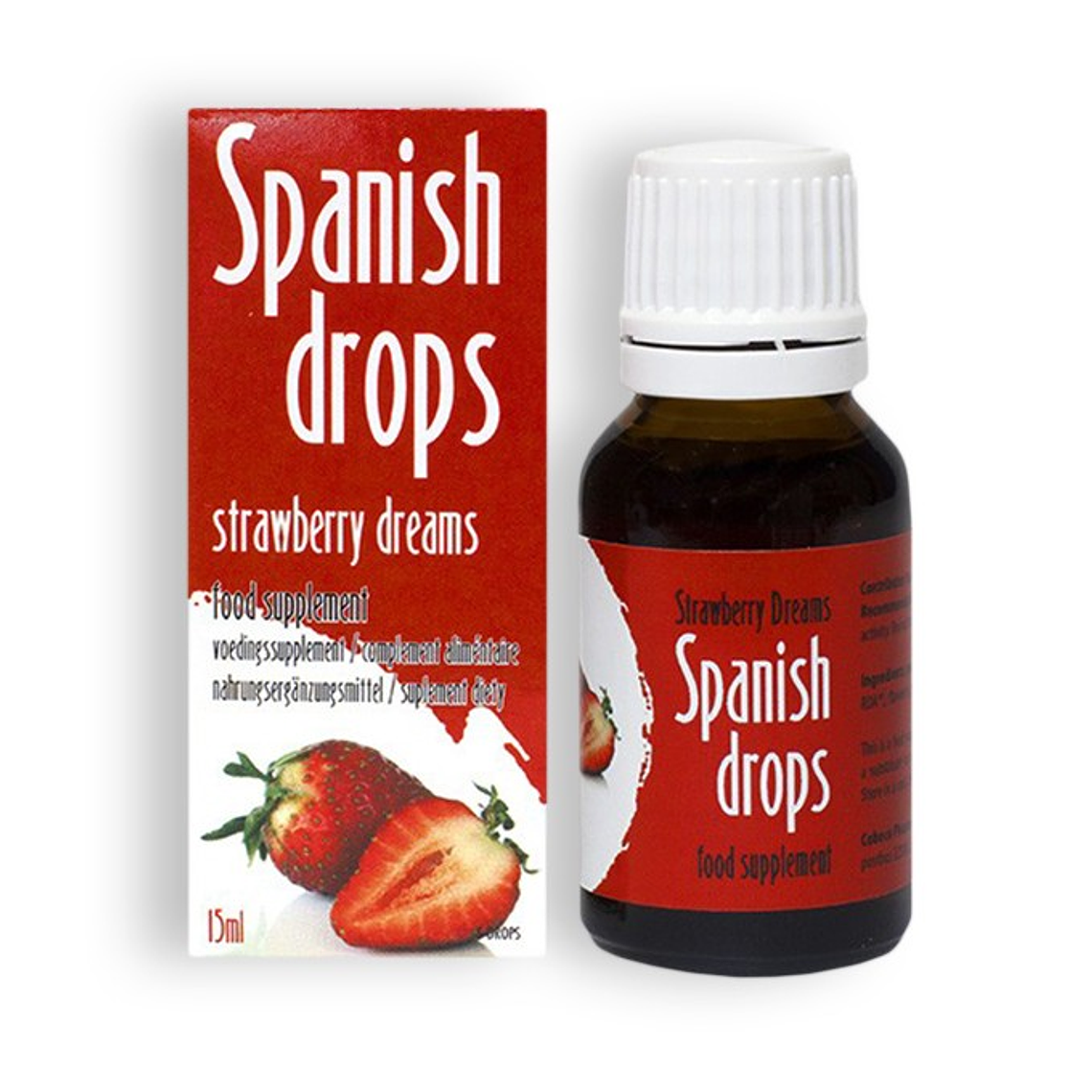 GOTAS SPANISH DROPS MORANGO 15ML 1