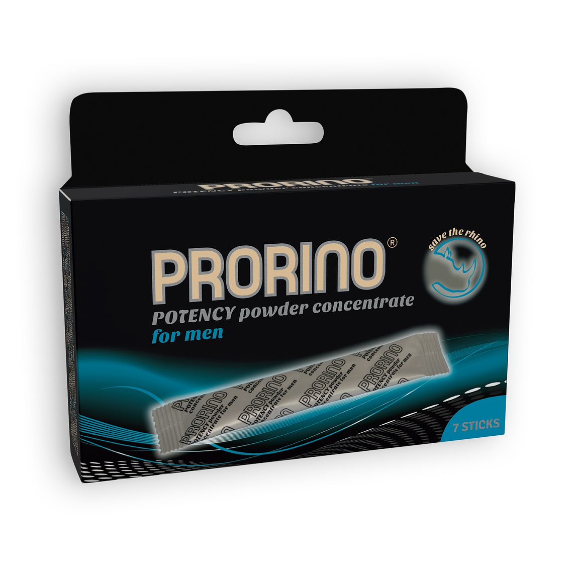 SAQUETAS ESTIMULANTES PRORINO POTENCY POWDER CONCENTRATE PARA HOMEM 7 SAQUETAS 1