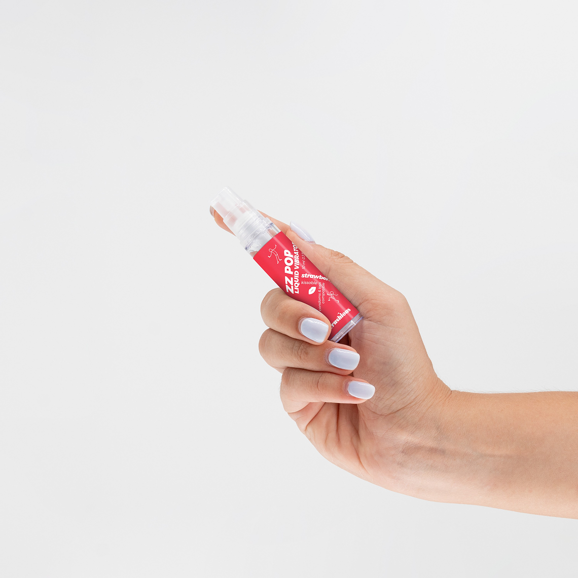 VIBRADOR LÍQUIDO ZZ POP COM AROMA MORANGO 10ML CRUSHIOUS 4