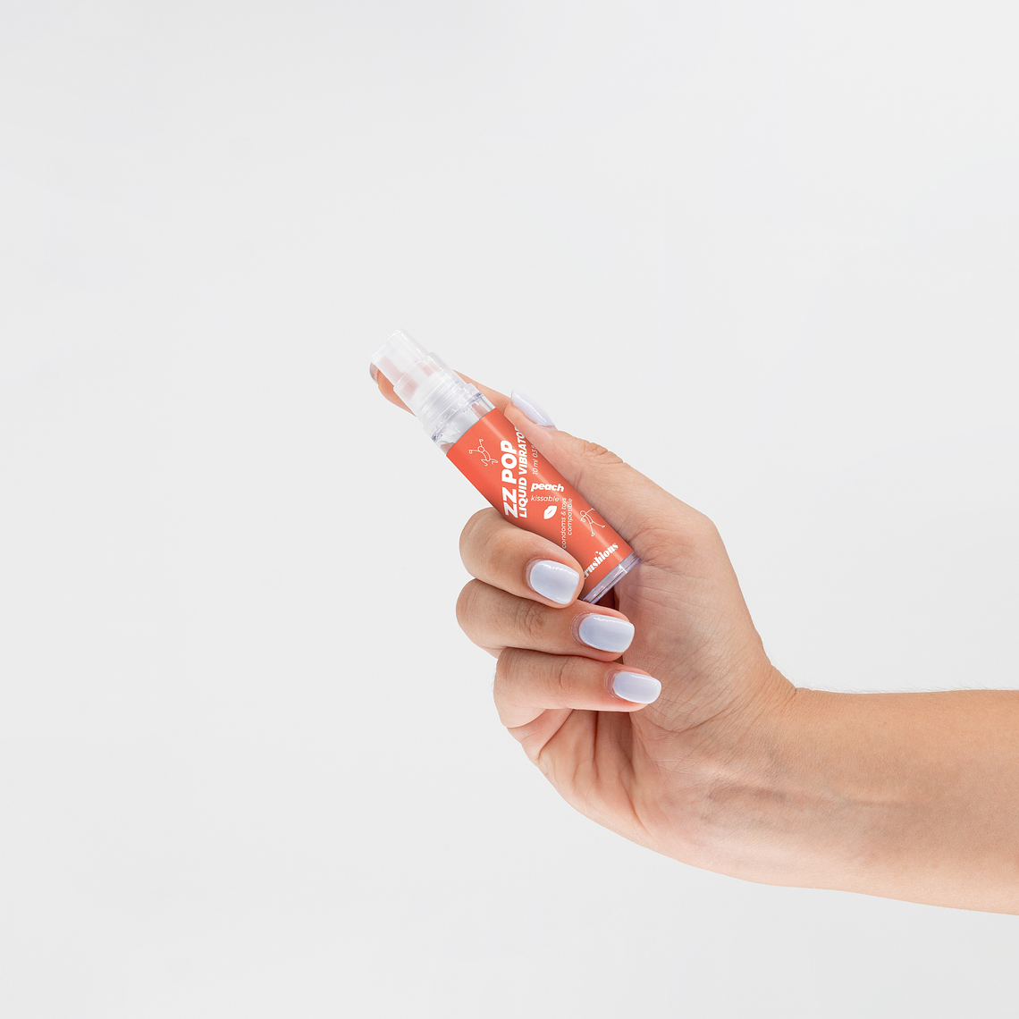 VIBRADOR LÍQUIDO ZZ POP COM AROMA PÊSSEGO 10ML CRUSHIOUS 4