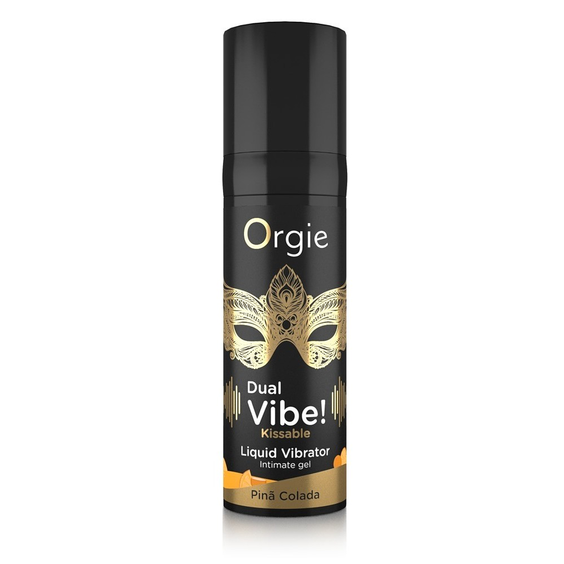 VIBRADOR LÍQUIDO COM SABOR A PIÑA COLADA DUAL VIBE 15ML ORGIE 3