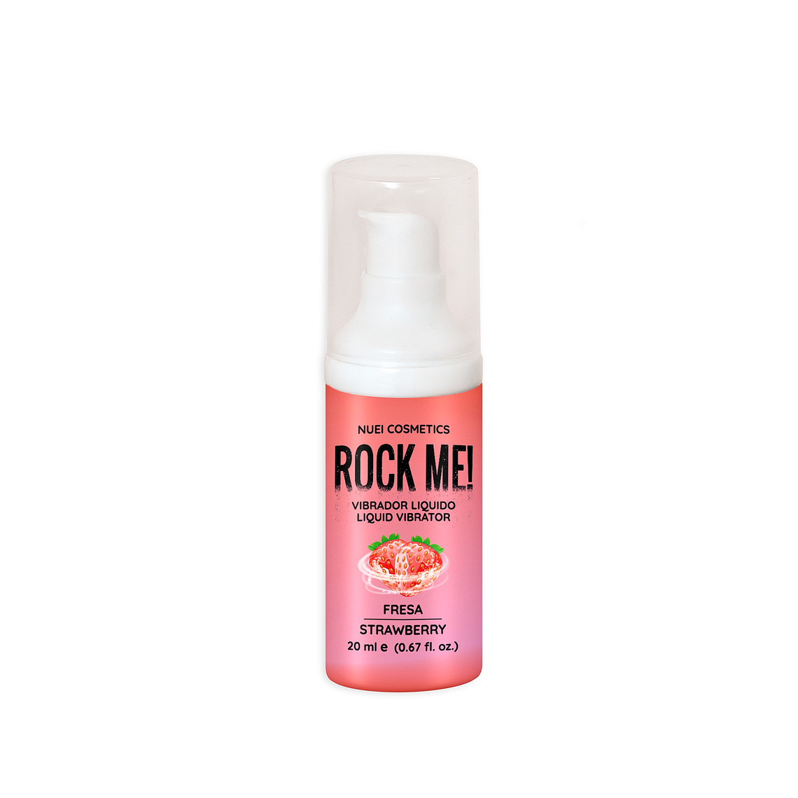 ROCK ME! VIBRADOR LÍQUIDO MORANGO 20 ML NUEI 2