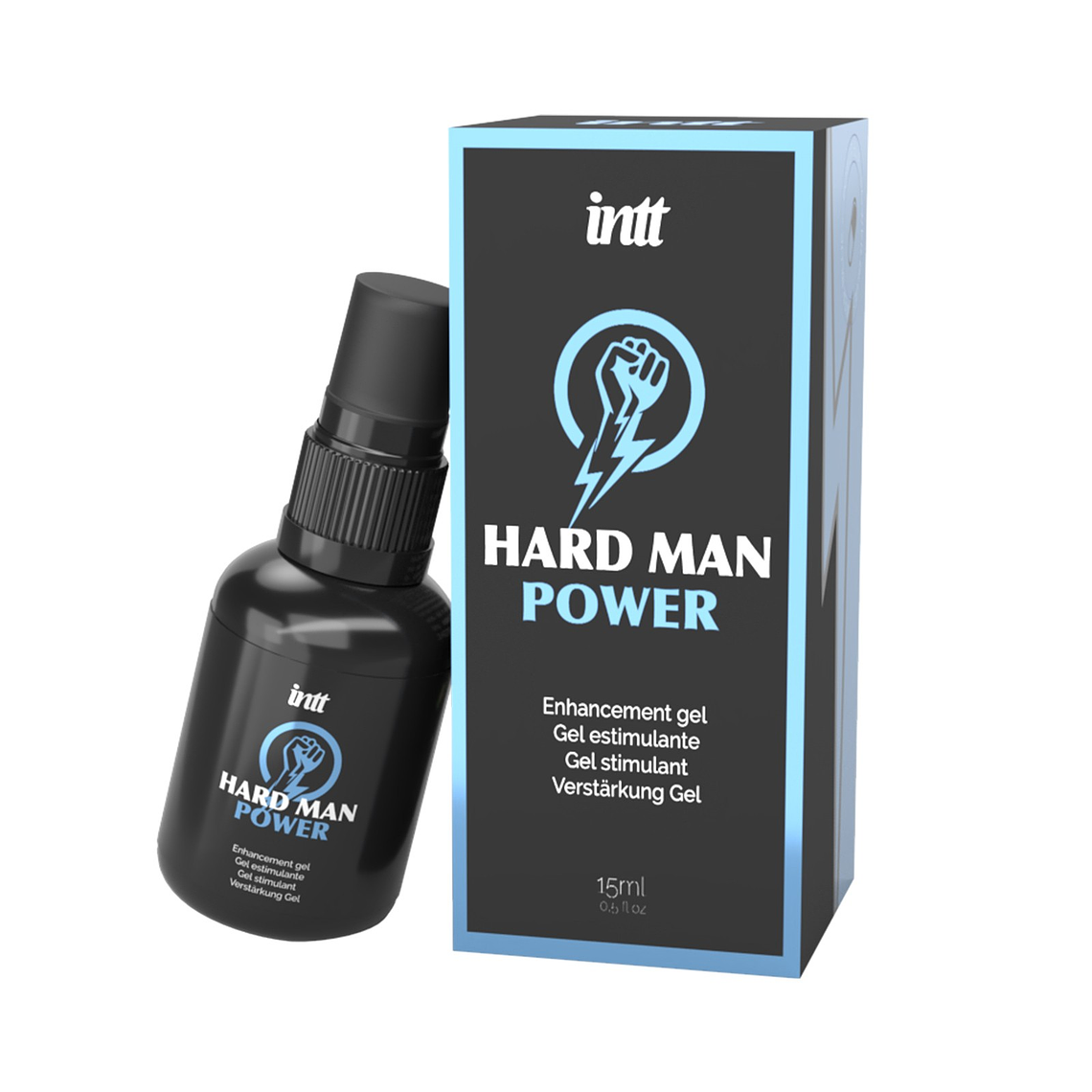 GEL ESTIMULANTE PARA HOMEM HARD MAN POWER INTT 15ML 1