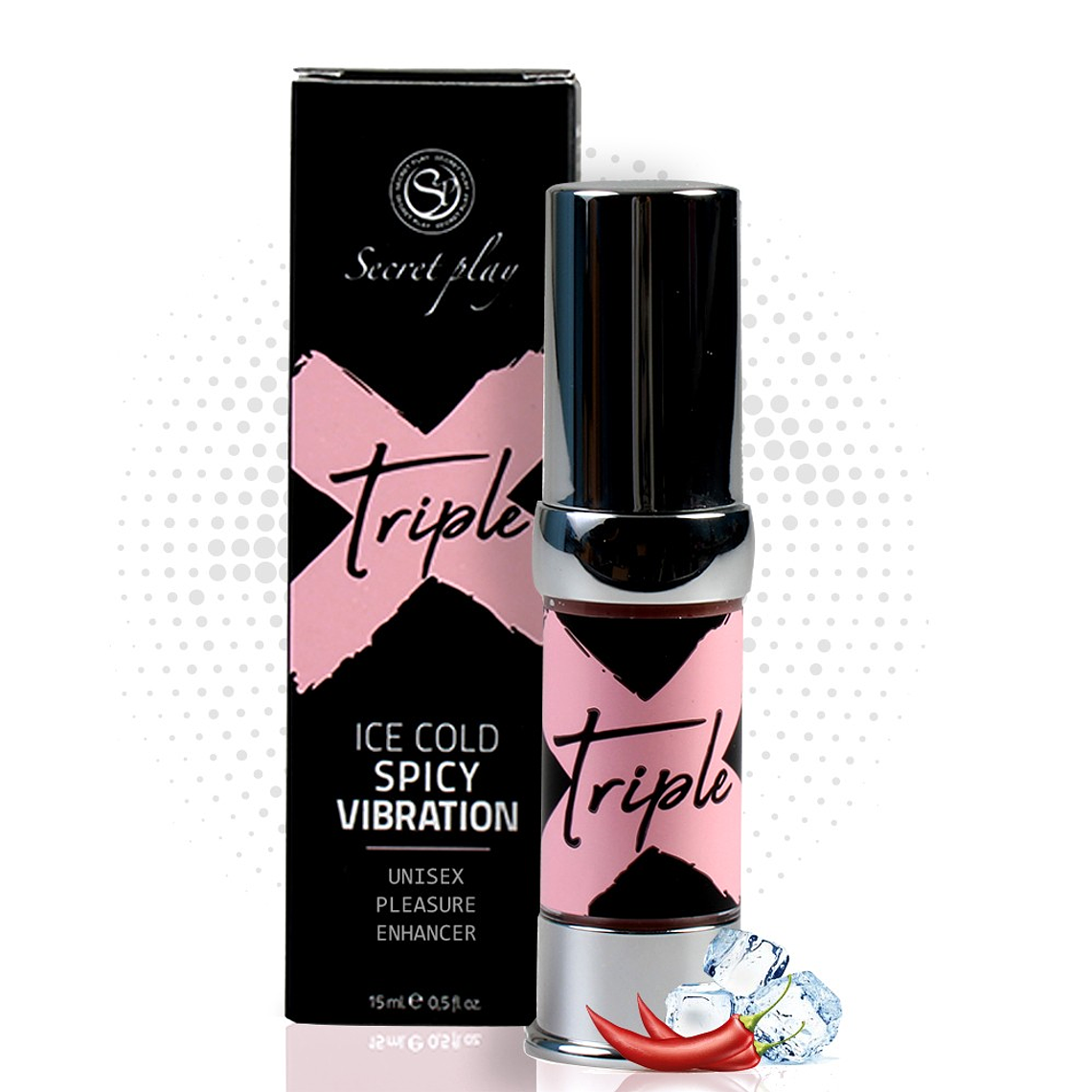 GEL ESTIMULANTE TRIPLE X UNISEXO SECRET PLAY 15ML 3