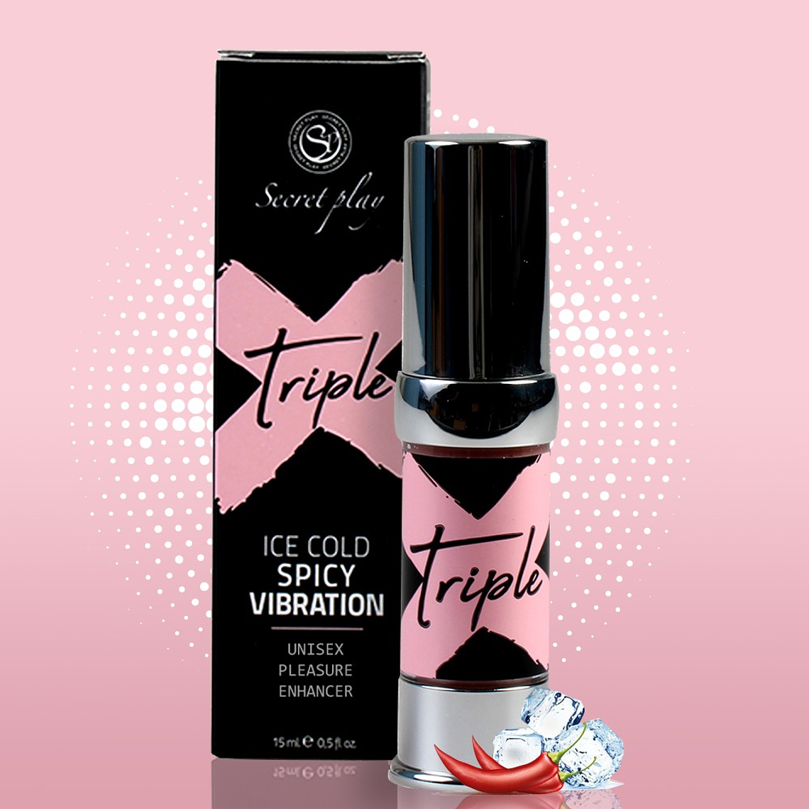 GEL ESTIMULANTE TRIPLE X UNISEXO SECRET PLAY 15ML 5