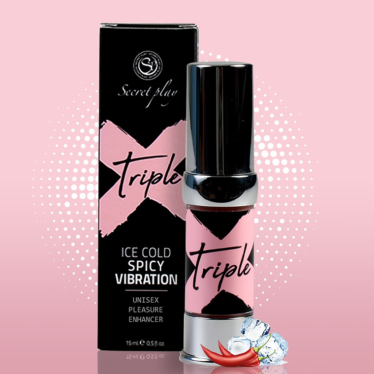 GEL ESTIMULANTE TRIPLE X UNISEXO SECRET PLAY 15ML 5