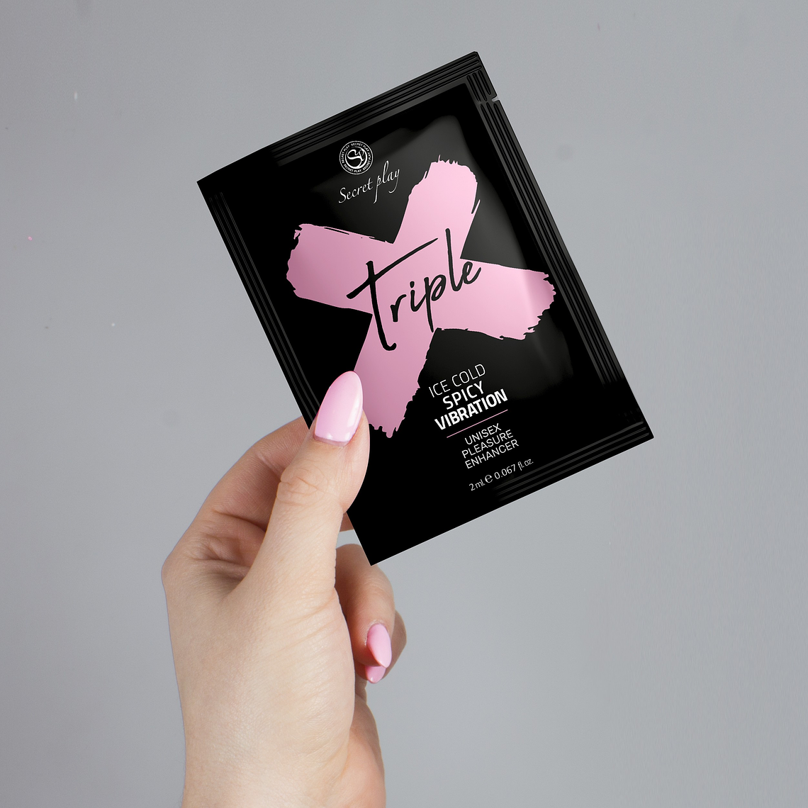 GEL ESTIMULANTE TRIPLE X UNISEXO SECRET PLAY 2ML 3