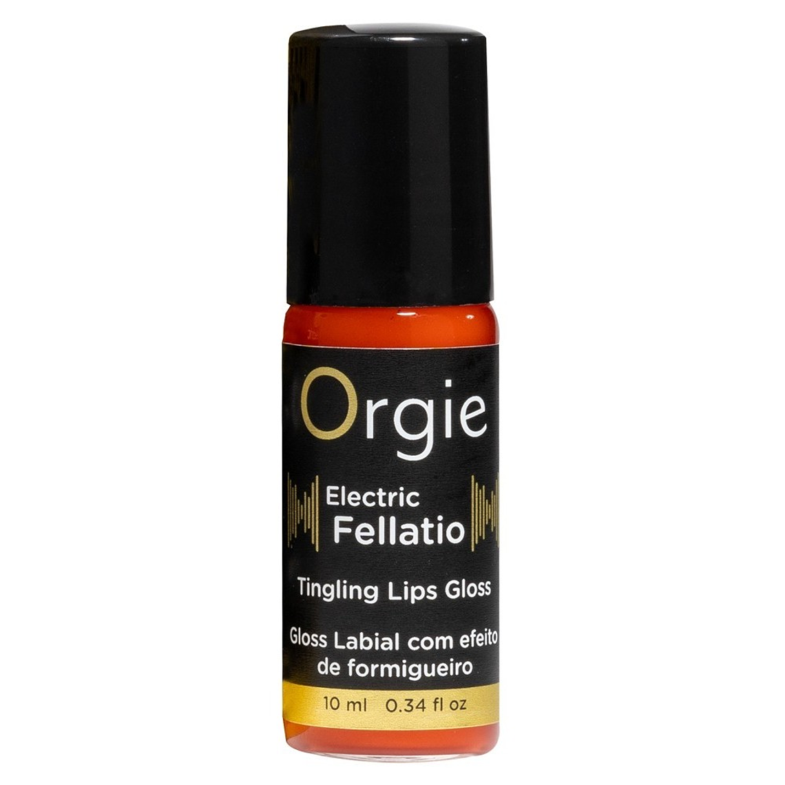 GLOSS COM EFEITO VIBRATÓRIO ELECTRIC FELLATIO 10ML ORGIE 3
