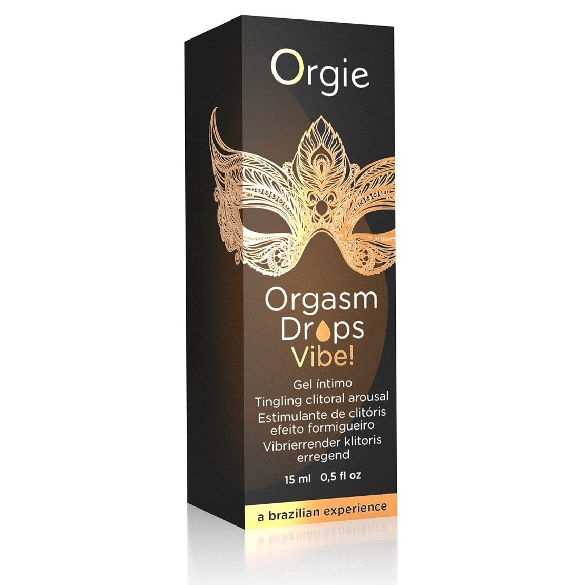 GOTAS COM EFEITO VIBRATÓRIO ORGASM DROPS VIBE 15ML ORGIE 2