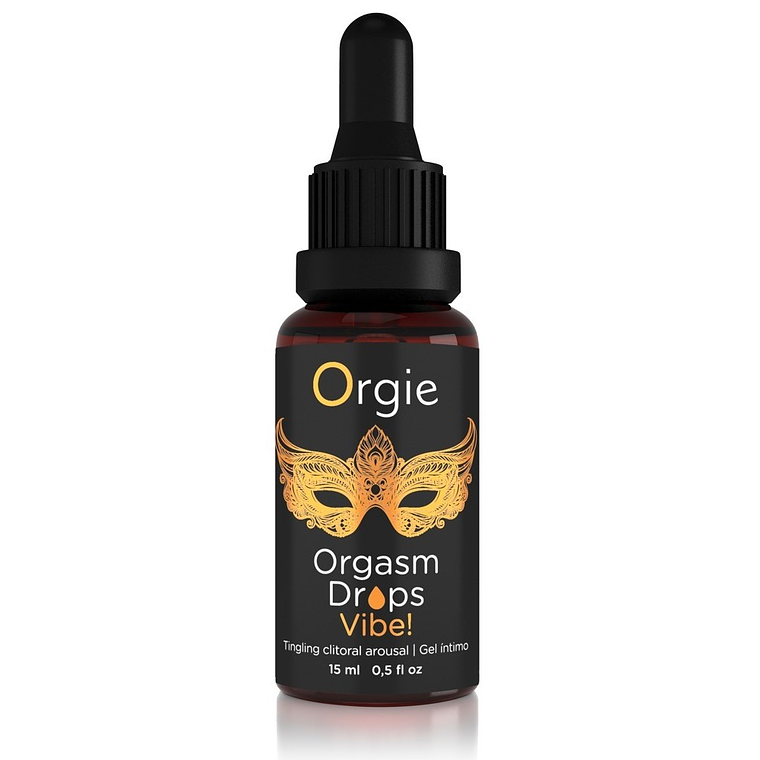 GOTAS COM EFEITO VIBRATÓRIO ORGASM DROPS VIBE 15ML ORGIE 3
