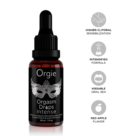 GOTAS ORGASM DROPS INTENSE 30ML ORGIE