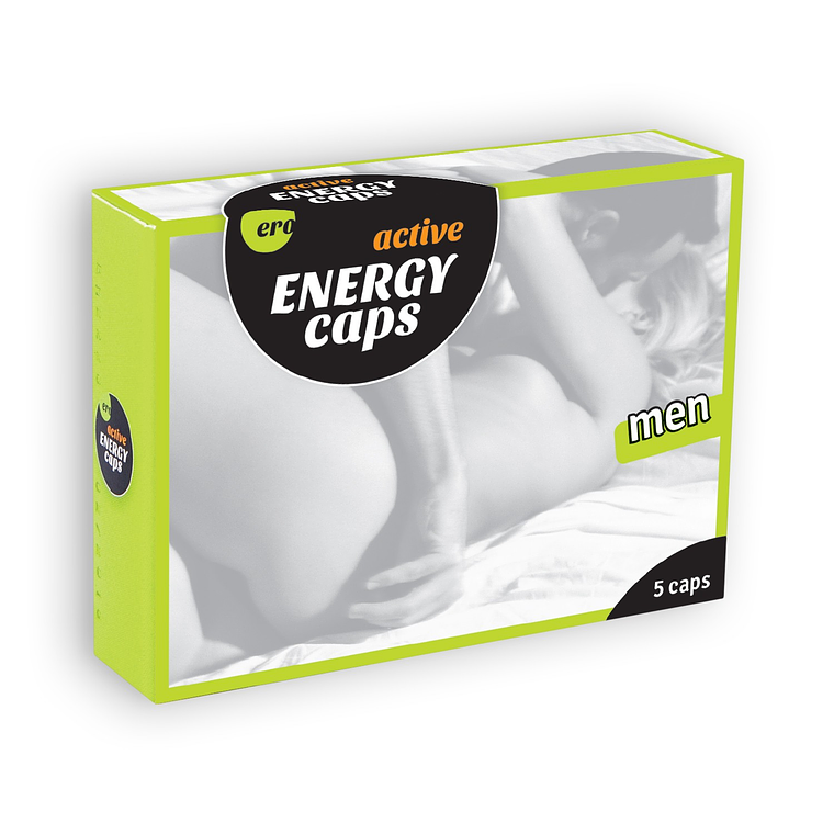 CÁPSULAS ESTIMULANTES ACTIVE ENERGY CAPS ERO PARA HOMEM 5 CÁPSULAS 1